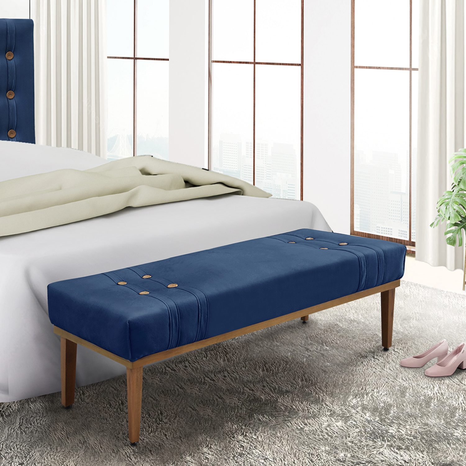 Rec. Genova-Suede-Azul -1103 Fx1